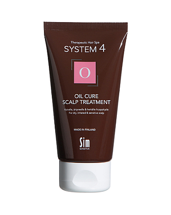 Sim Sensitive System 4 - Терапевтическая маска-пилинг "О" для глубокого очищения кожи головы и нормализации микрофлоры 75 мл - hairs-russia.ru